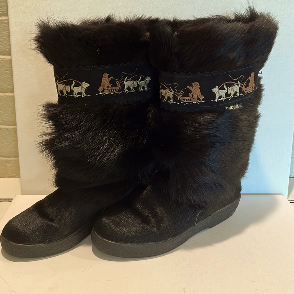 Oscar Christina Fur boot 39